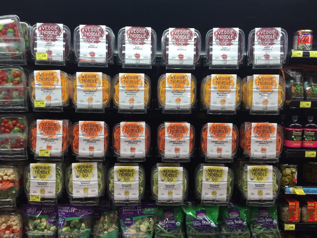 Cece's Veggie Noodle Co.’s products displayed in a store